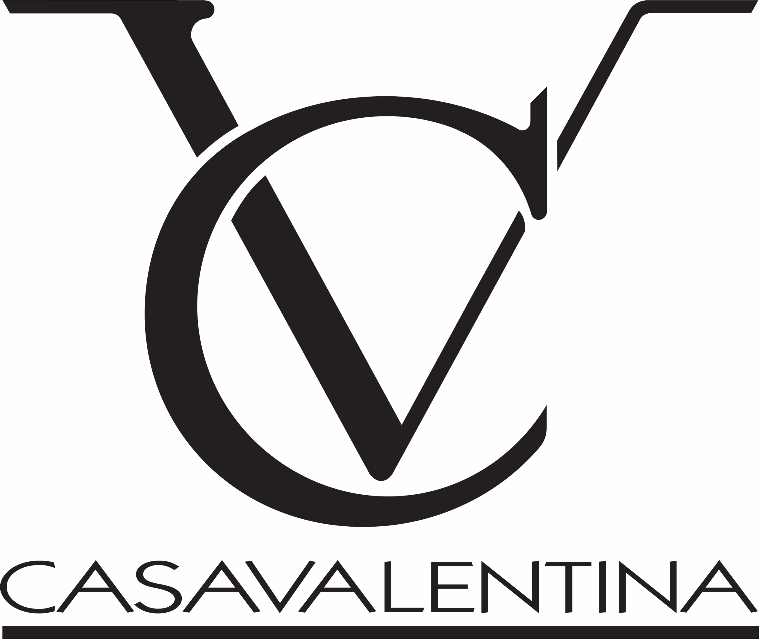 Logo elegante di Casa Valentina